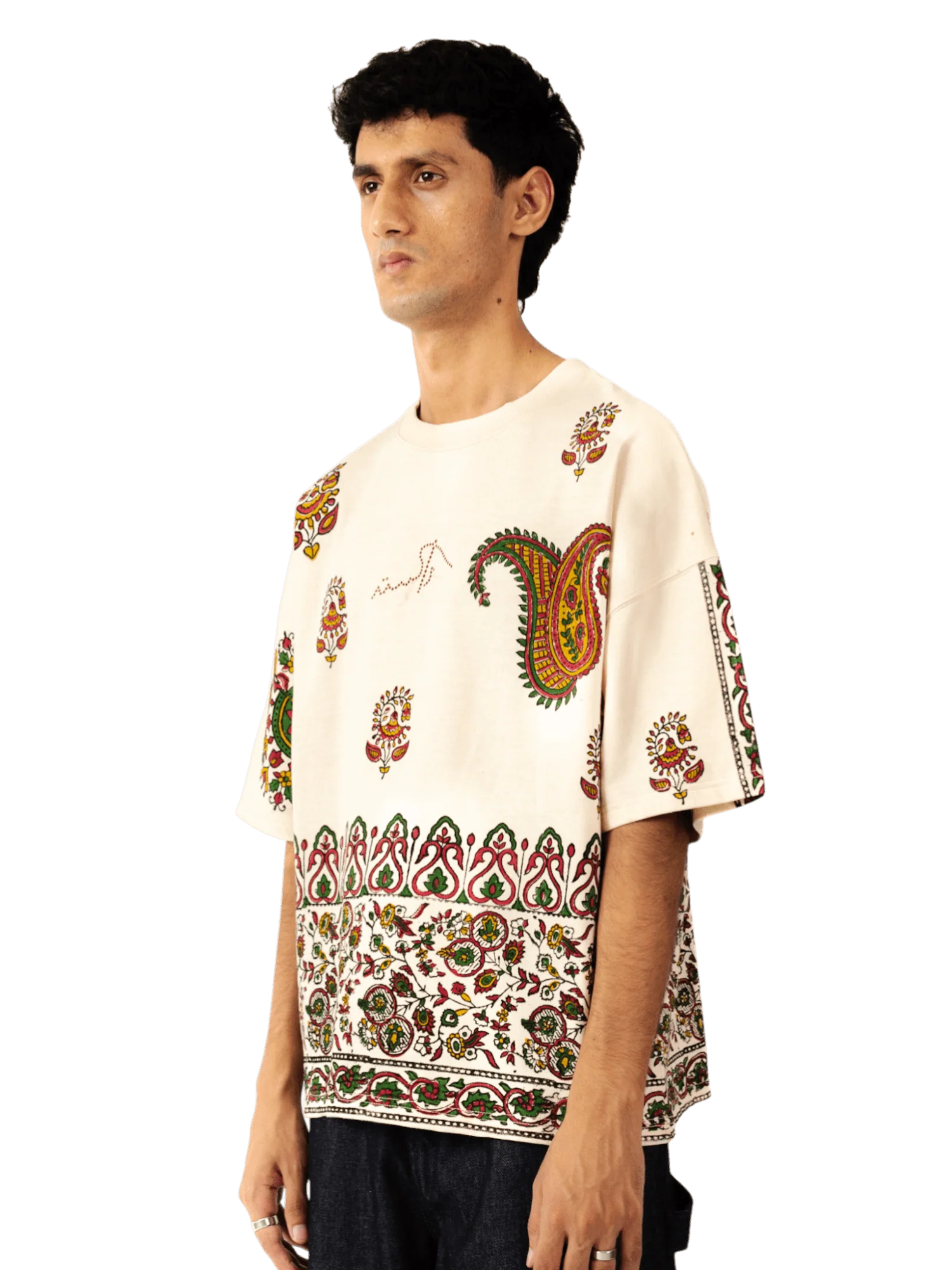 Block print paisley T-shirt - Image 5