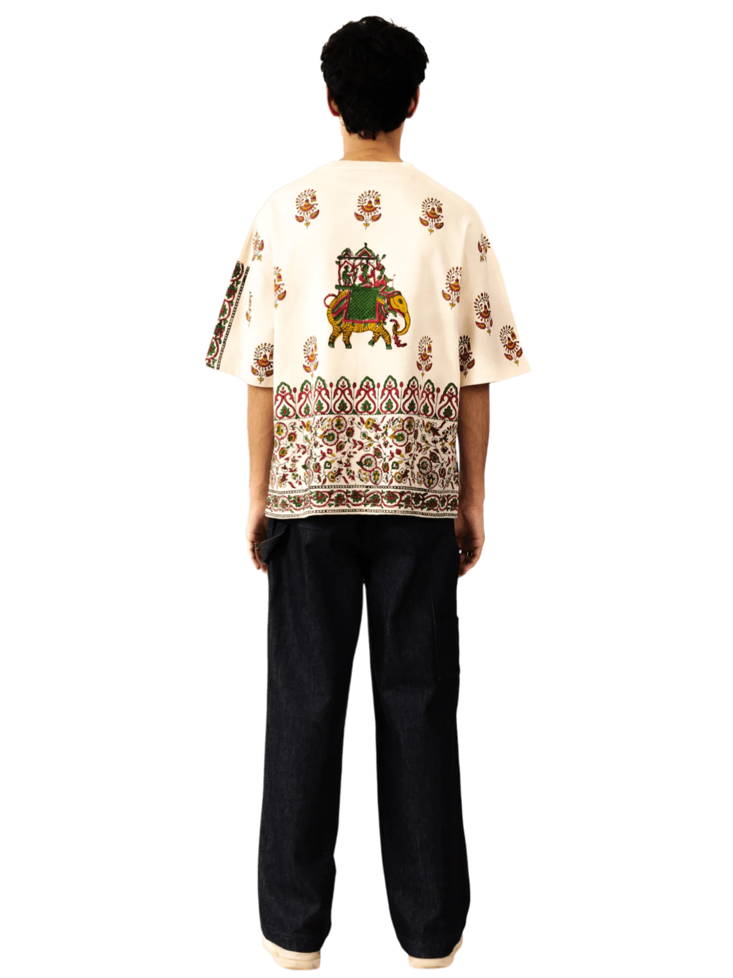 Block print paisley T-shirt - Image 8
