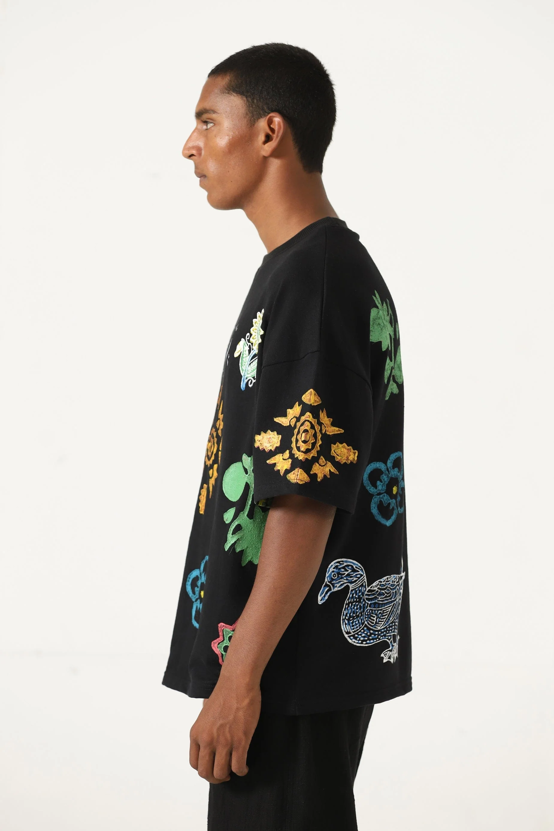 Blockprint motif T-shirt - Image 12