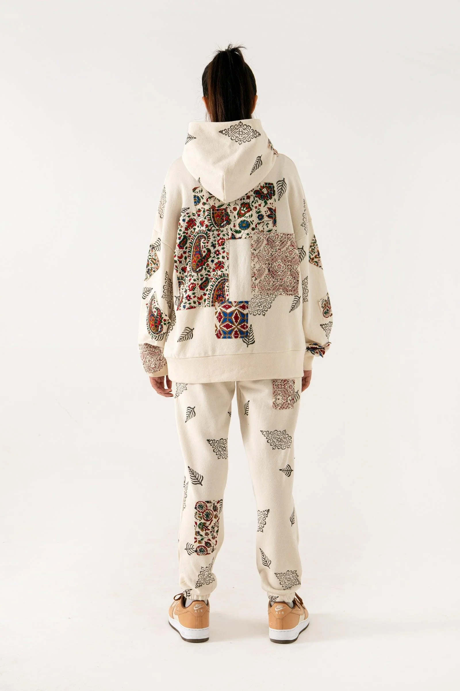 Blockprint patchwork hoodie V3 - Image 13