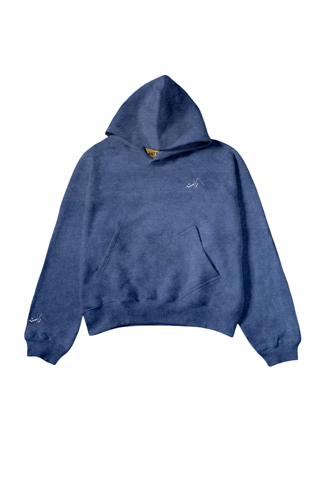 Blue acid wash made in PAK hoodie (V4) - Image 14