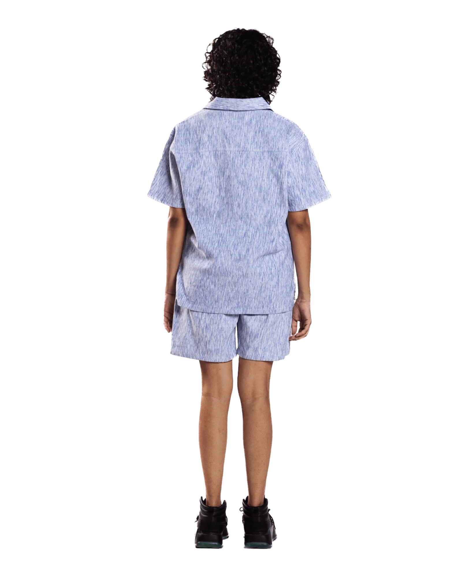 Blue khaddar polo - Image 12