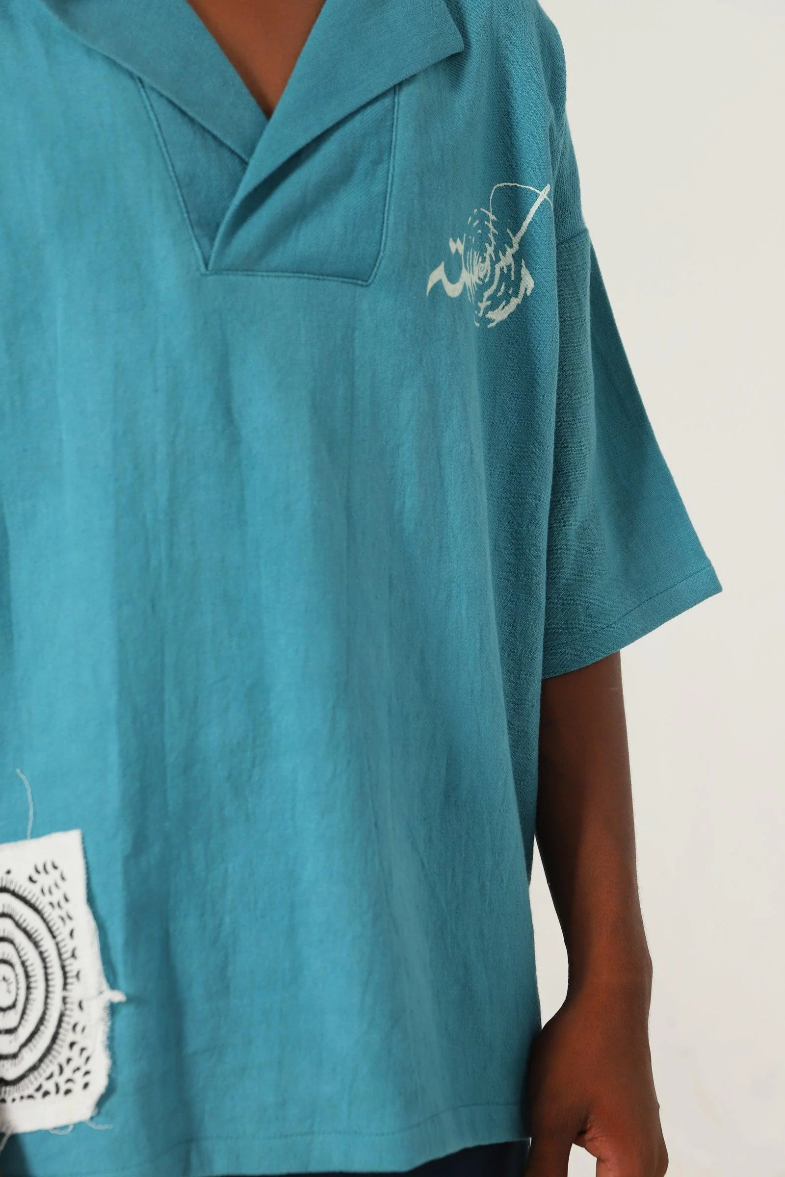 "Fossil" handwoven shirt - Image 7