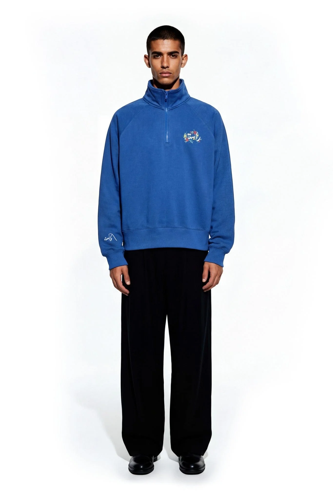 Blue postcard sweatshirt - Image 4