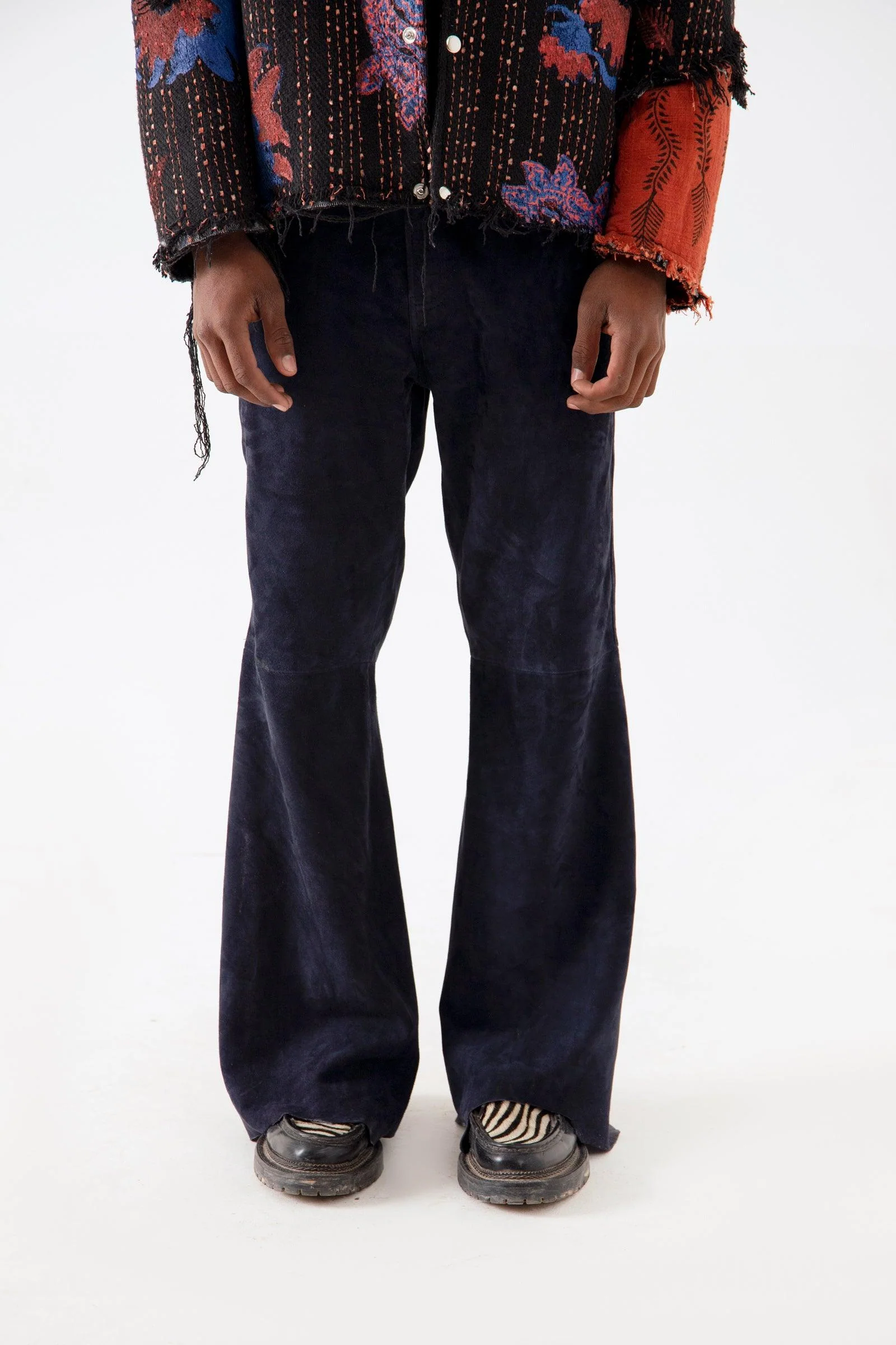 Blue suede pants - Image 5