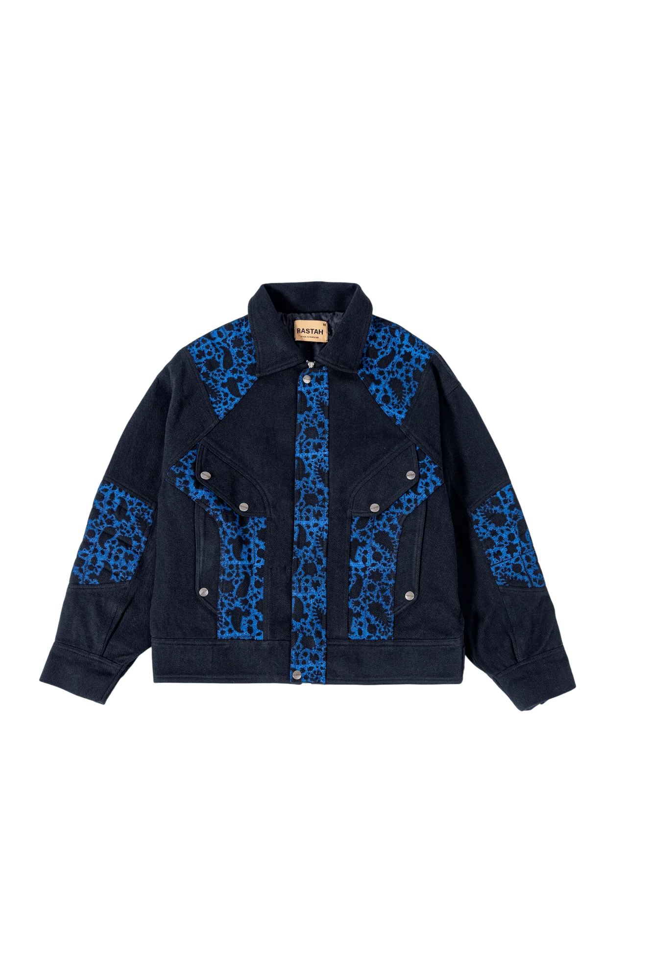 Blue trace denim jacket - Image 3