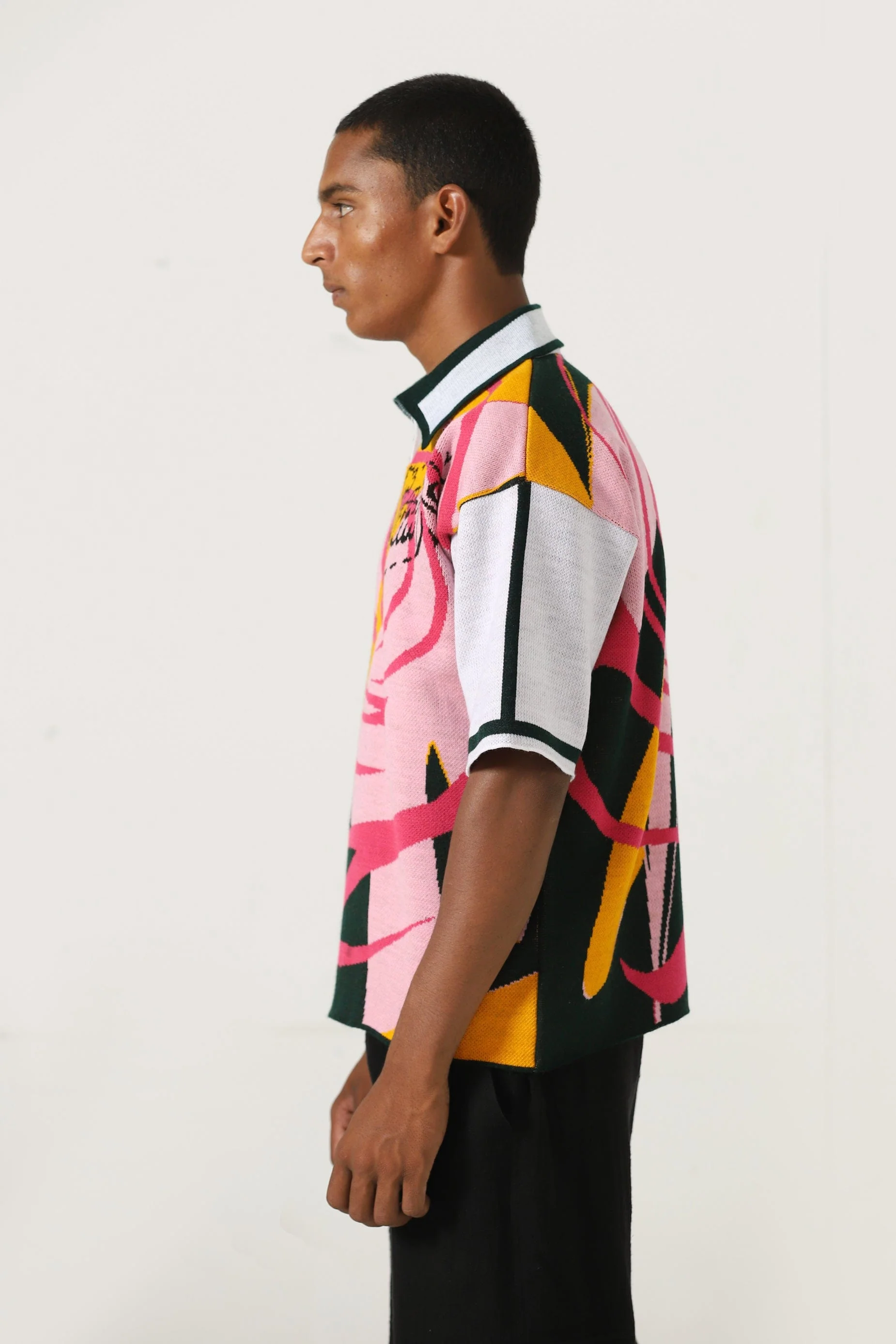 "Broken glass" knit polo - Image 13