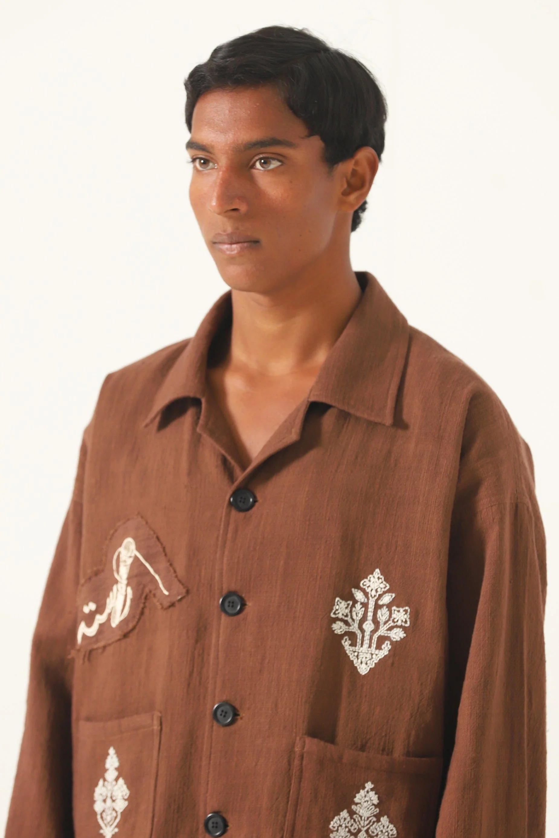 Hand-Embroidered lightweight coach jacket - Image 10