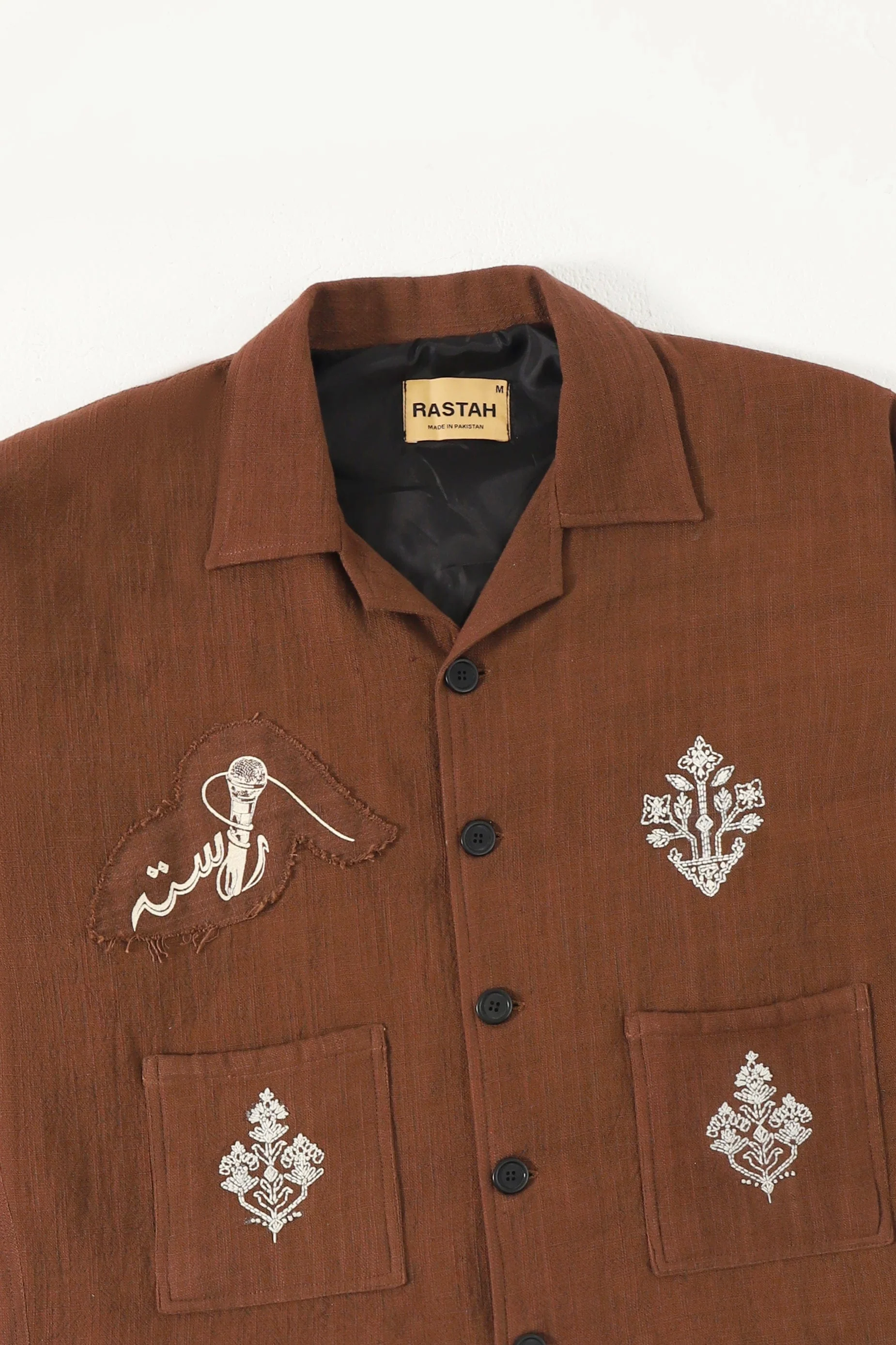 Hand-Embroidered lightweight coach jacket - Image 5