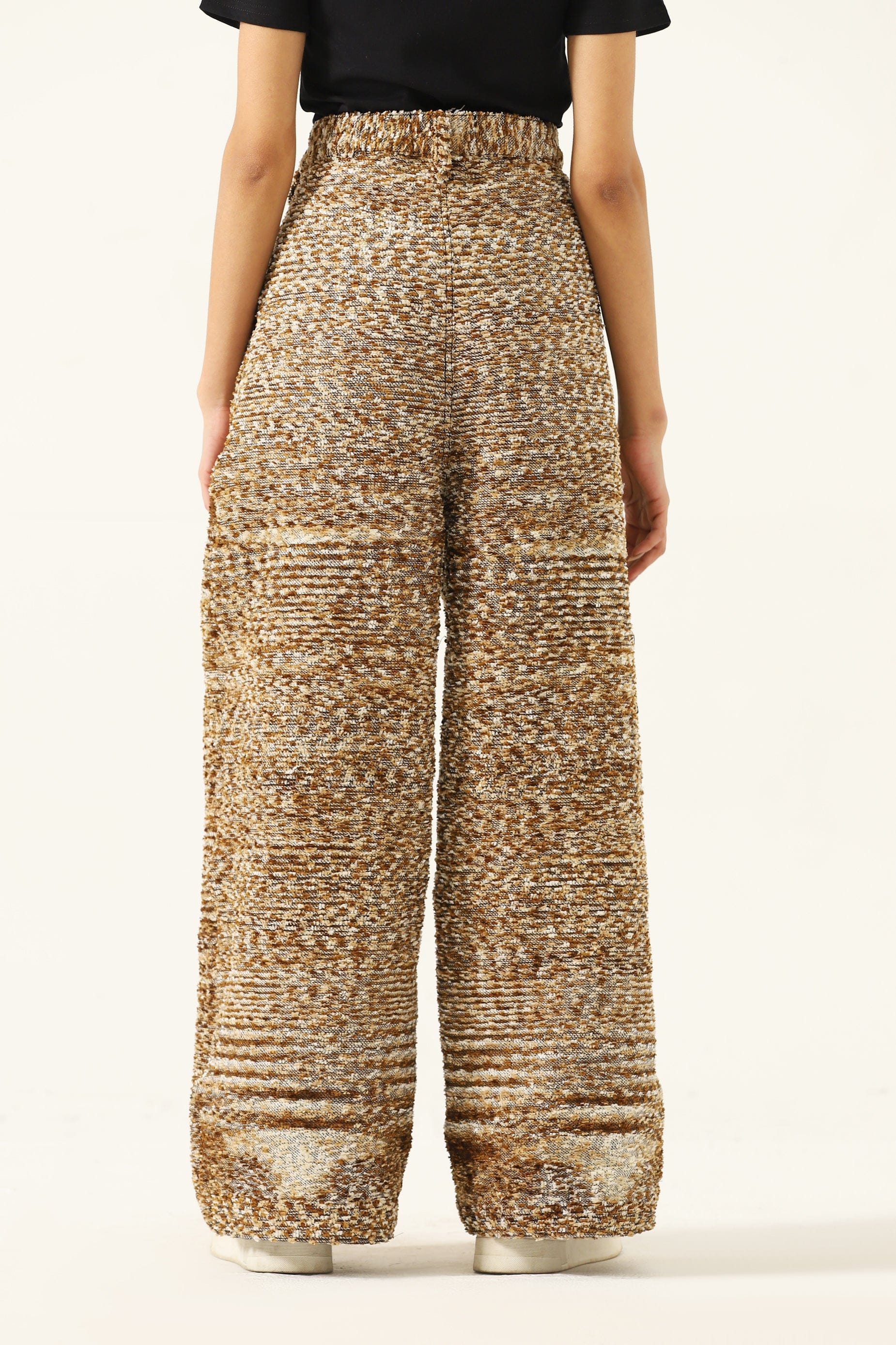"Distressed verses" handwoven trousers - Image 8