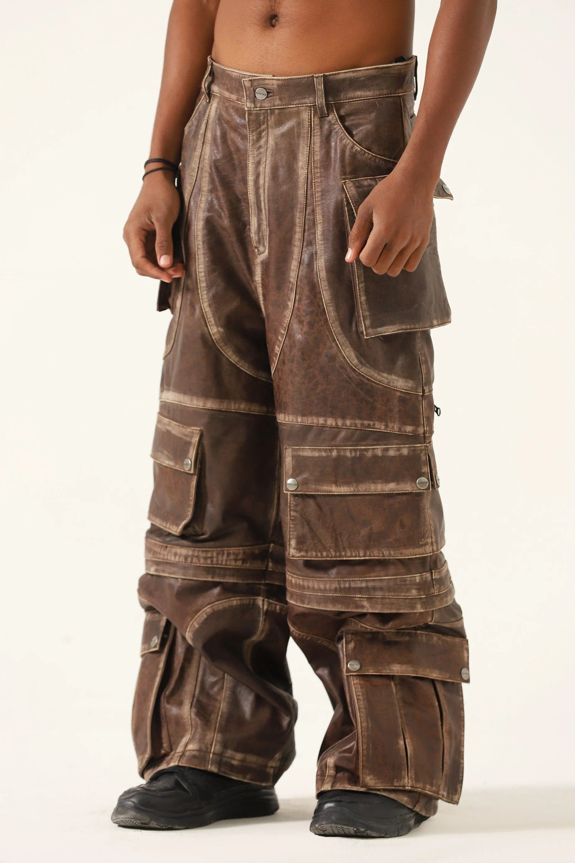 "Bowery nights" leather pants - Image 3