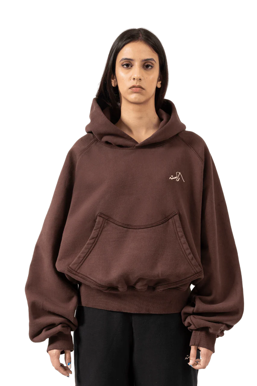 Brown made in PAK hoodie (V2) - Image 3