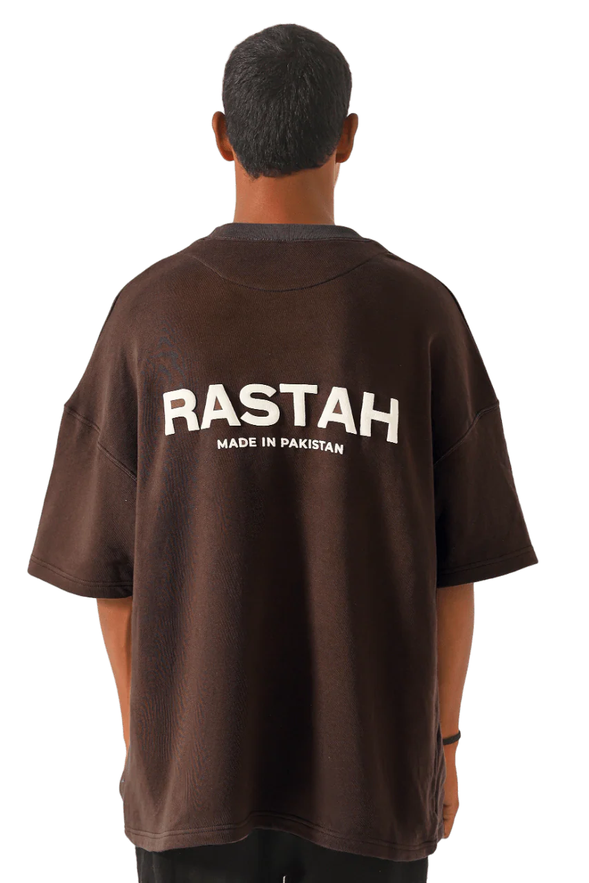 Brown made in PAK T-shirt(v1) - Image 2