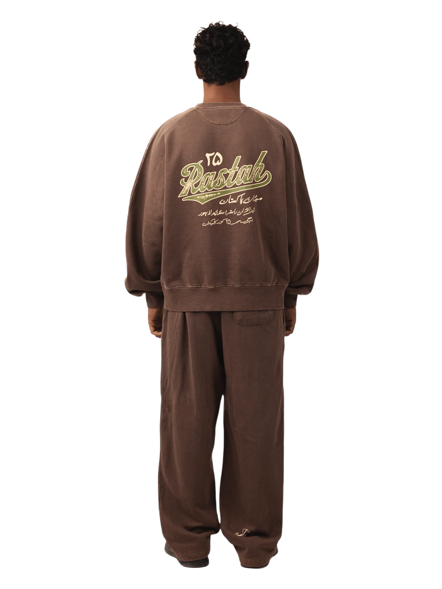 Brown sand wash made in PAK sweatshirt (V5) - Image 6