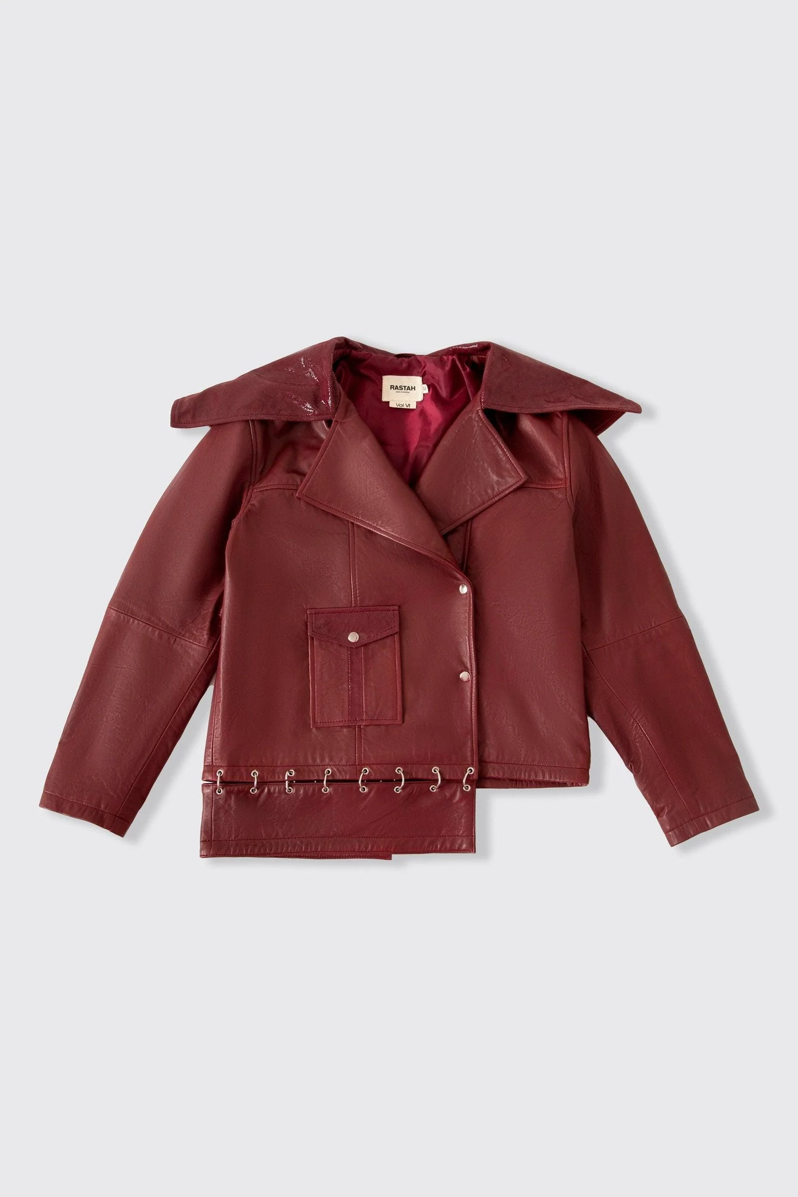 Brown sheep napa leather jacket