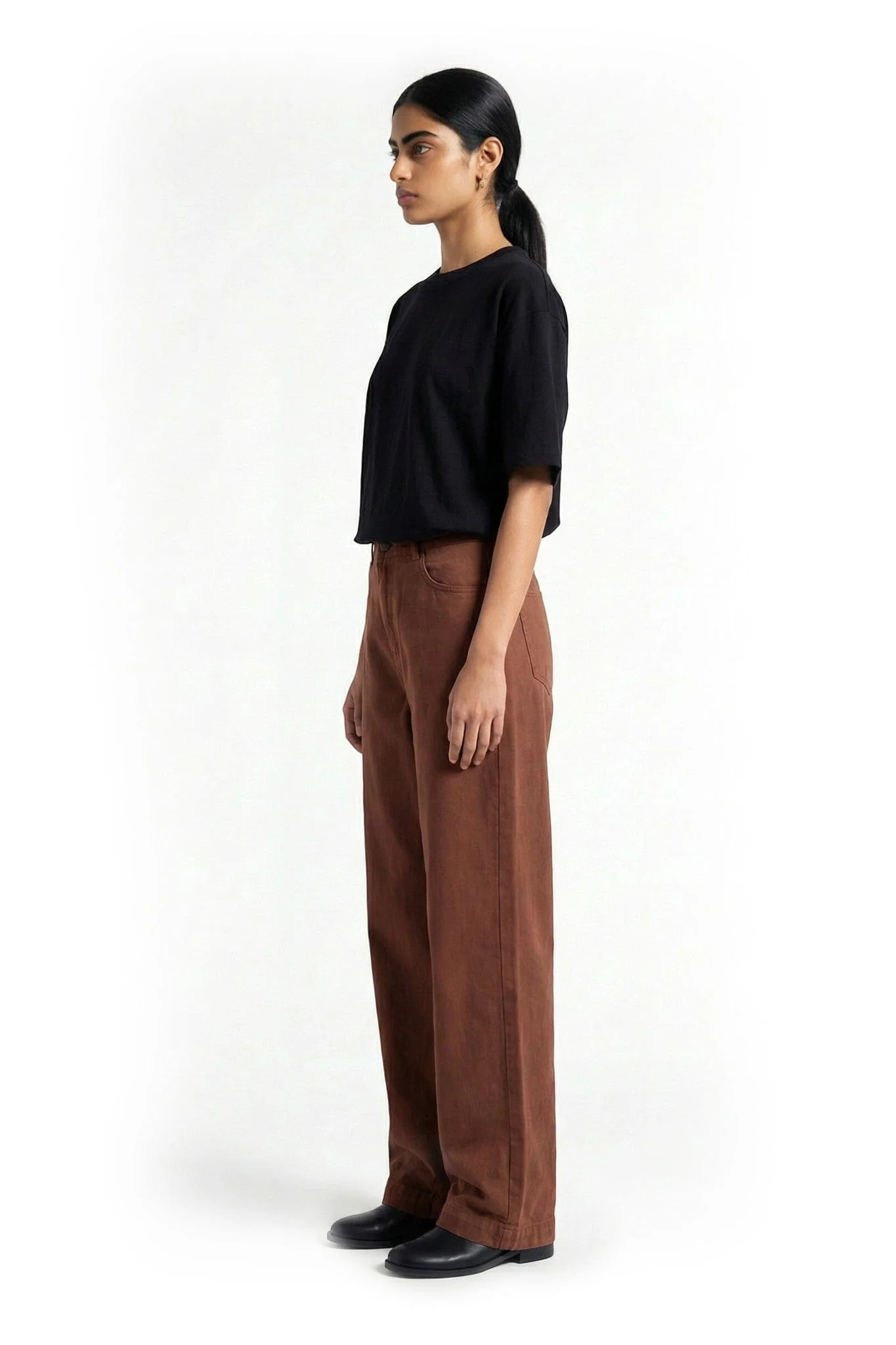 Brown straight-leg denim - Image 10