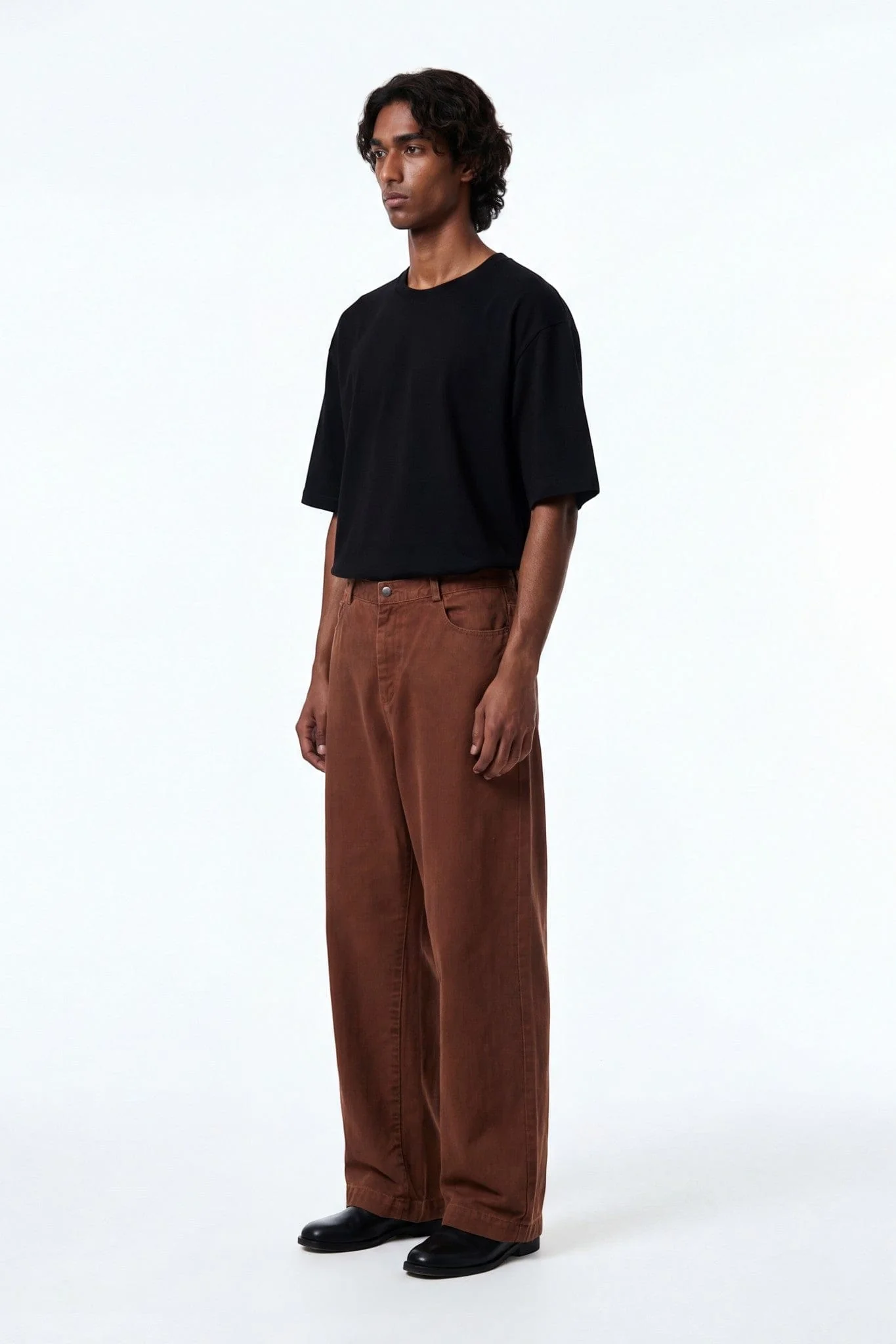 Brown straight-leg denim - Image 6