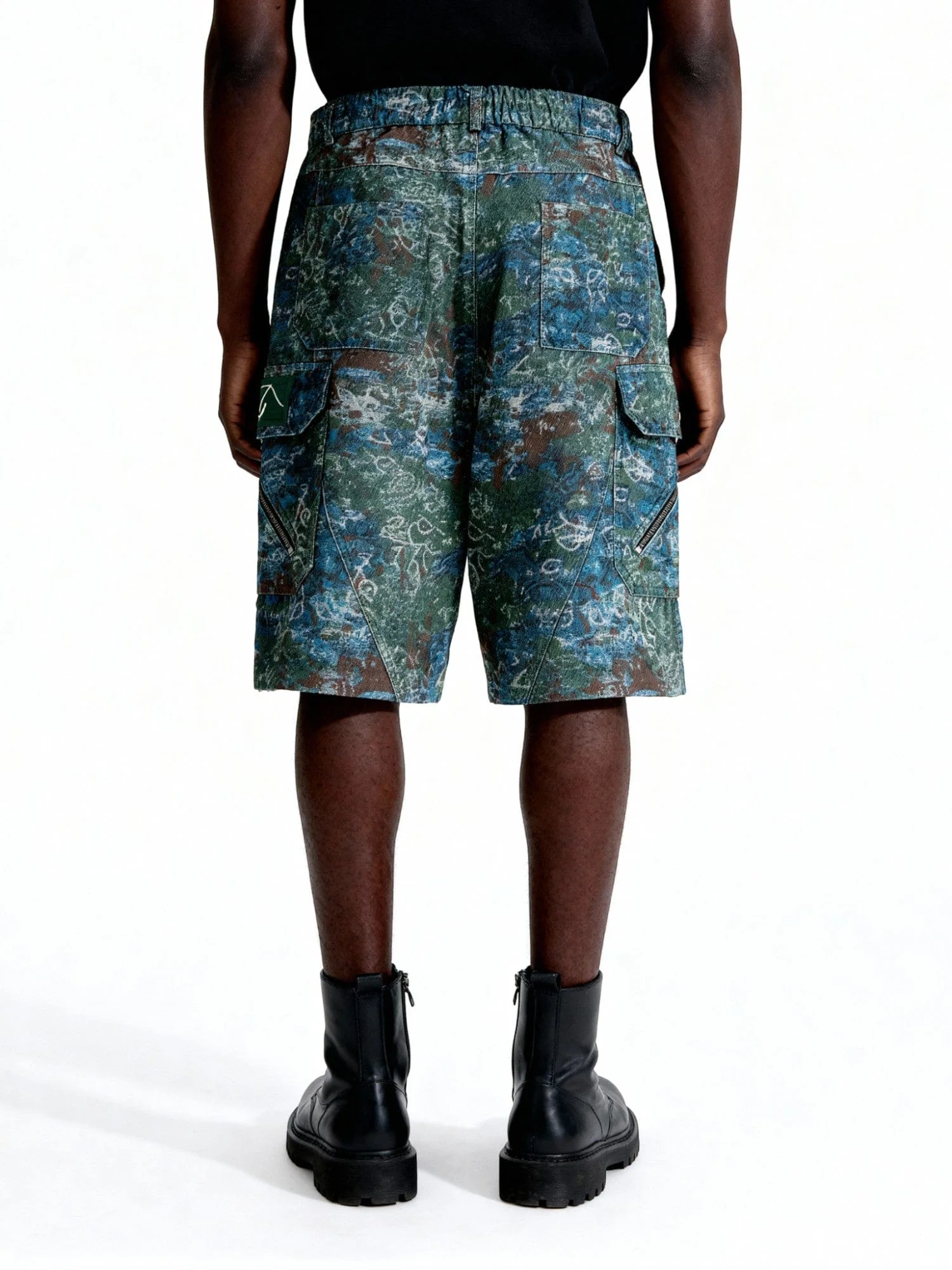 Abstract printed shorts - Image 2