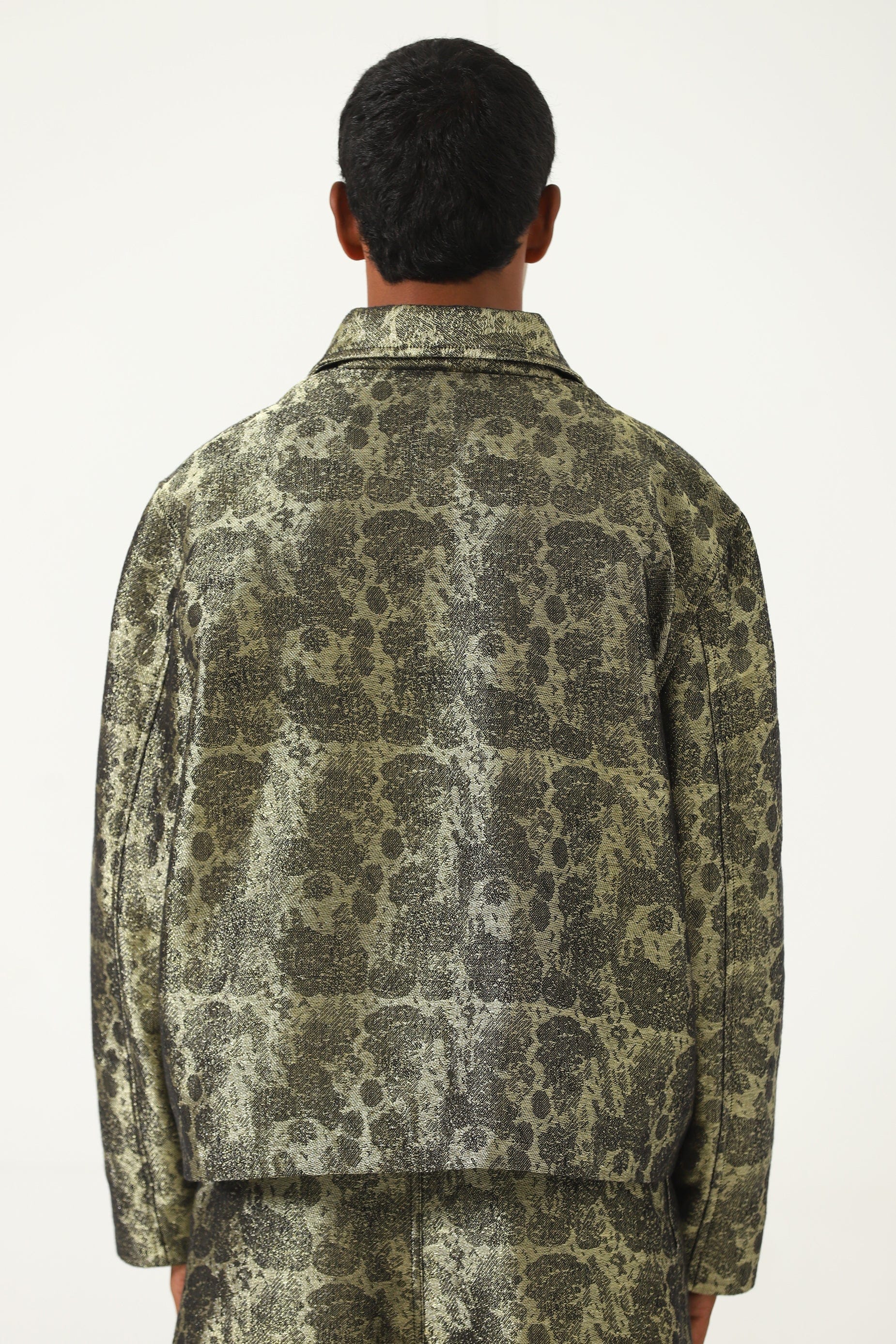 "Chamak" handwoven jacquard jacket - Image 6