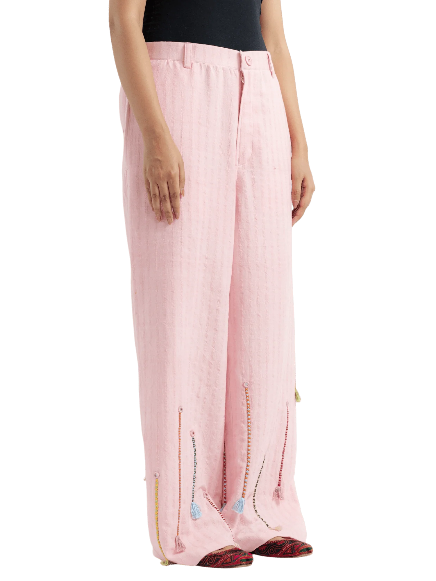 “Chamakdar resham” trousers - Image 10