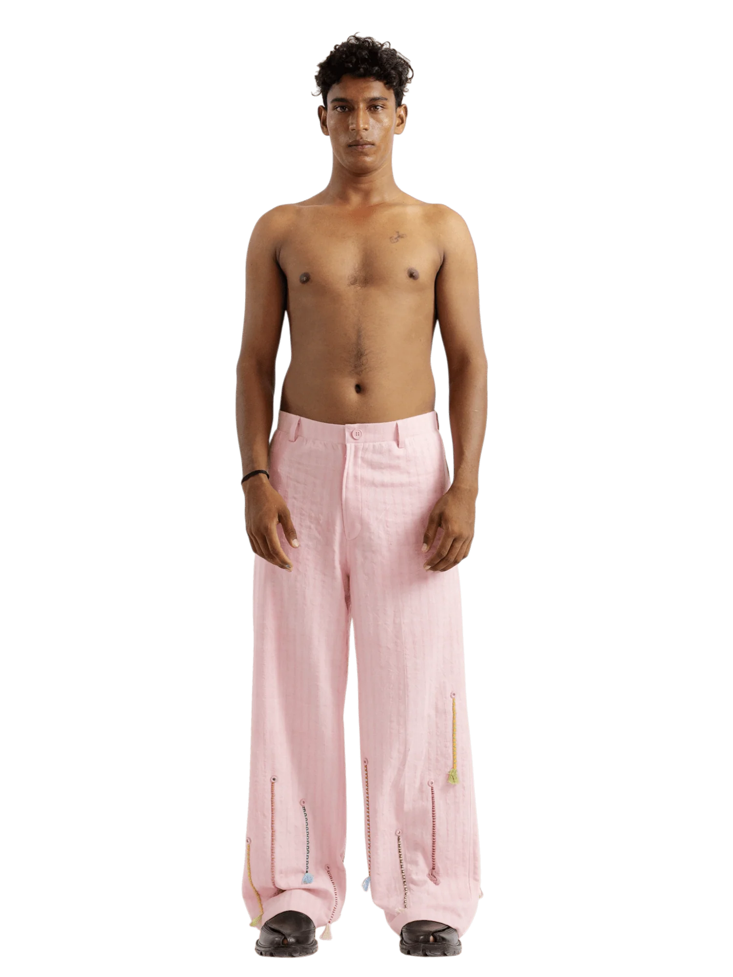 “Chamakdar resham” trousers - Image 4