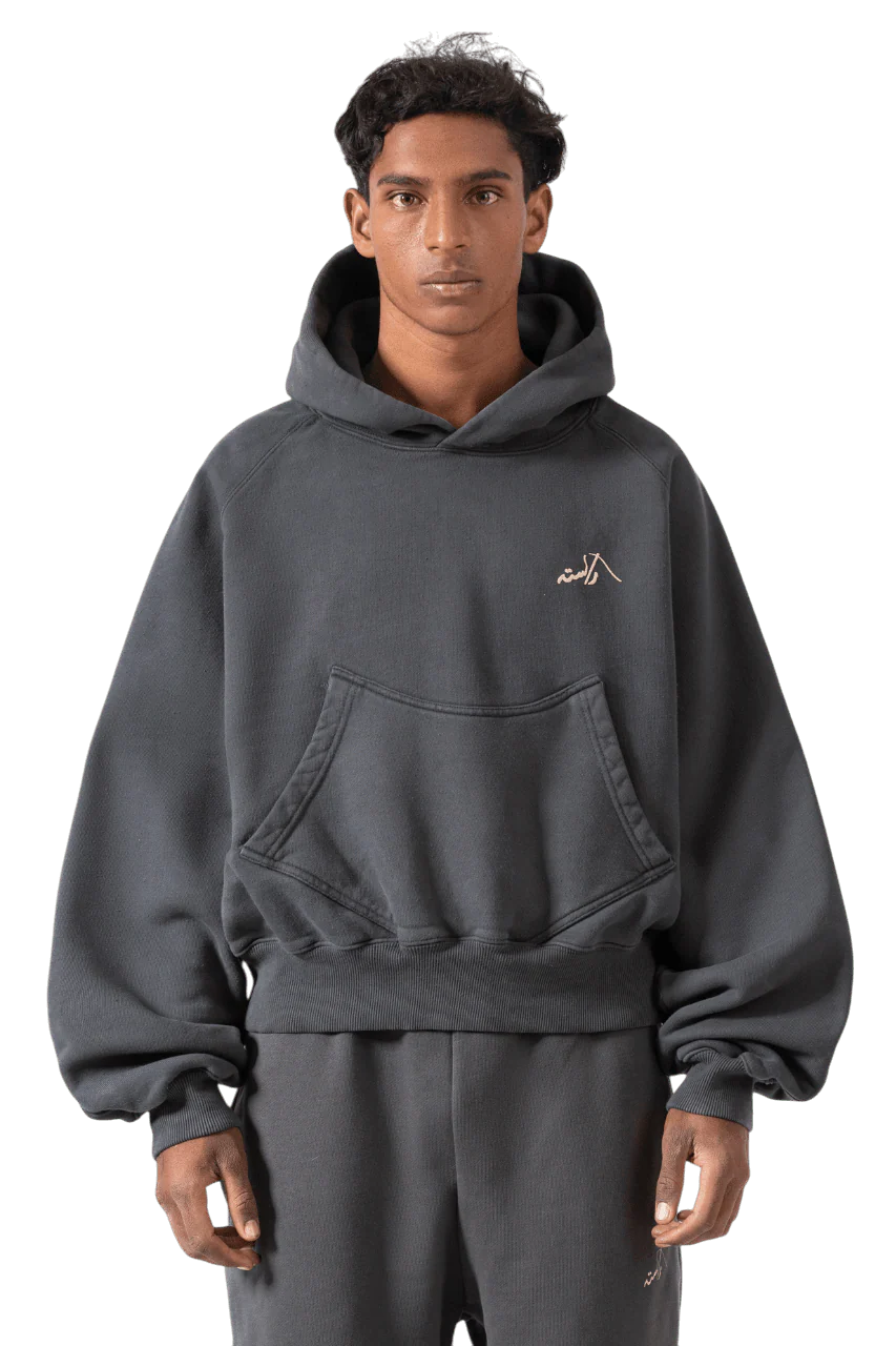 Charcoal grey made in PAK hoodie (V2) - Image 4