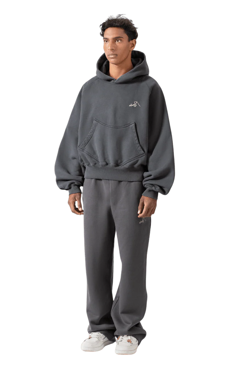 Charcoal grey made in PAK hoodie (V2) - Image 6