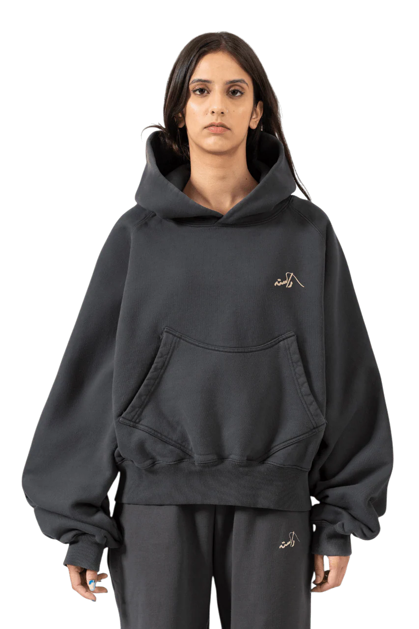 Charcoal grey made in PAK hoodie (V2) - Image 8