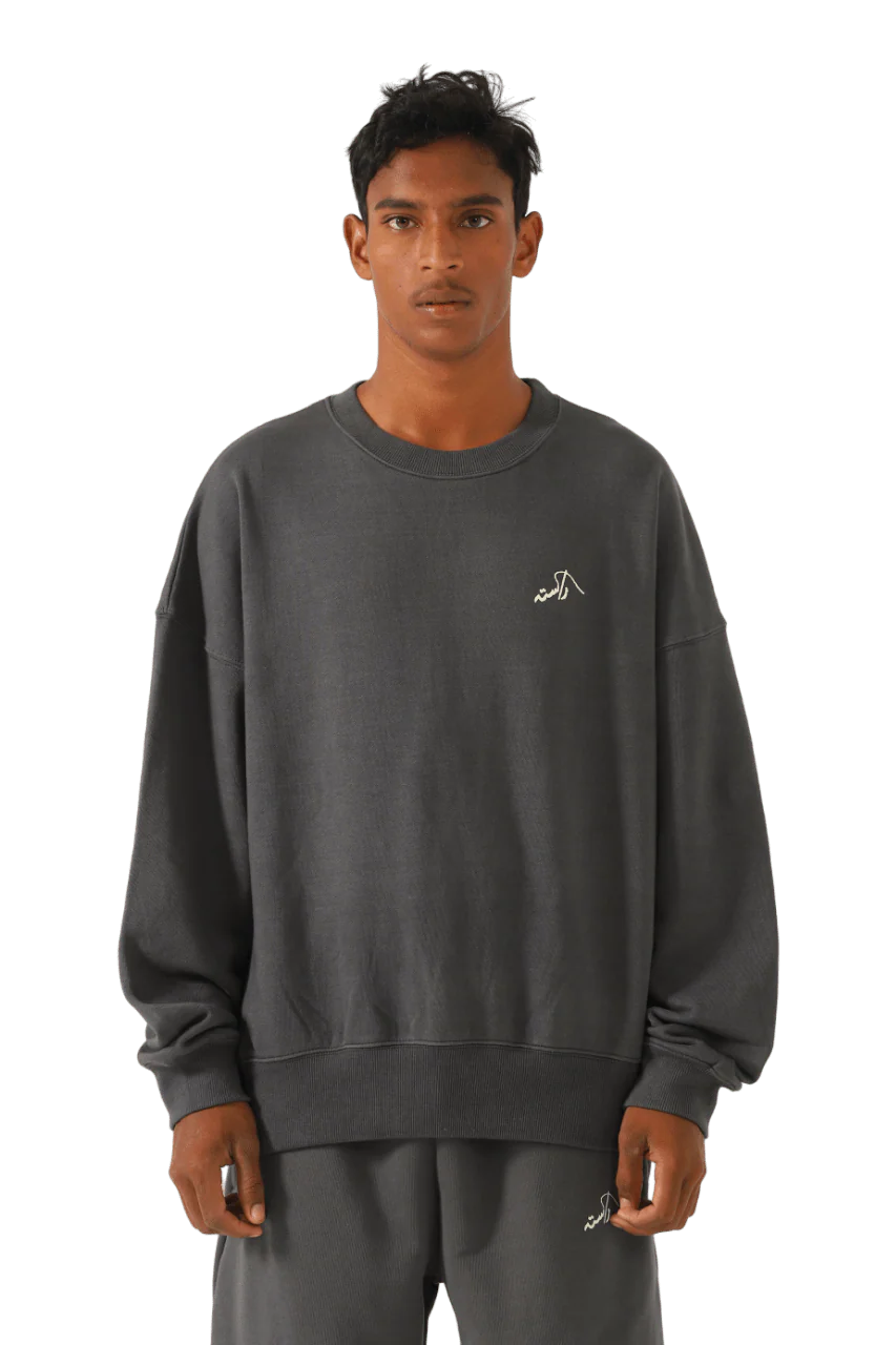 Charcoal grey made in PAK sweatshirt (V1) - Image 4