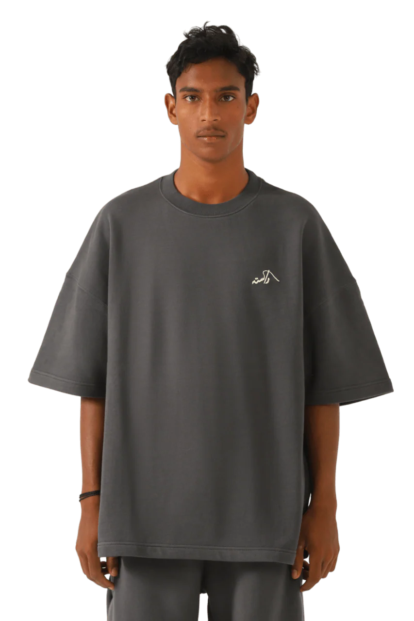 Charcoal grey made in PAK T-shirt (V1) - Image 4