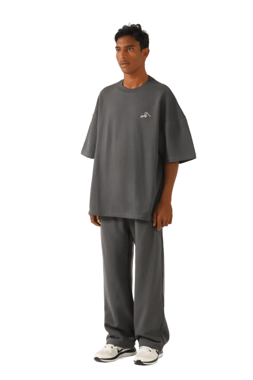 Charcoal grey made in PAK T-shirt (V1) - Image 6