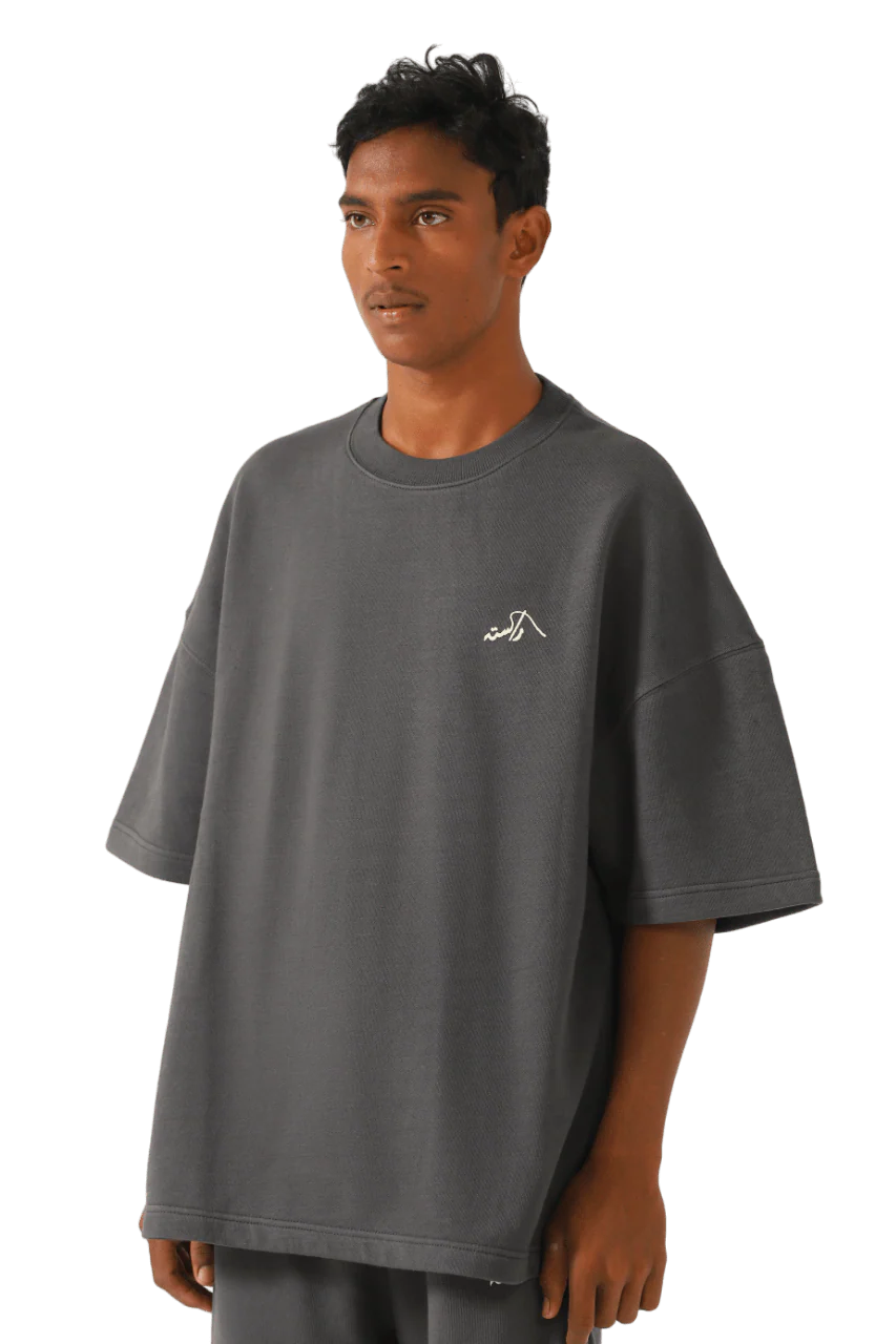 Charcoal grey made in PAK T-shirt (V1) - Image 8
