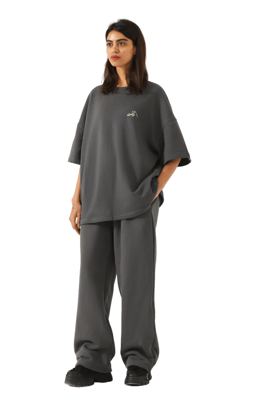 Charcoal grey made in PAK T-shirt (V1) - Image 9