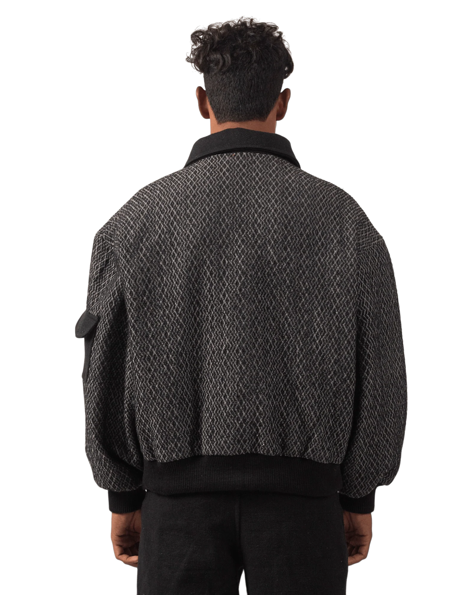 Classic diamond weave bomber - Image 2