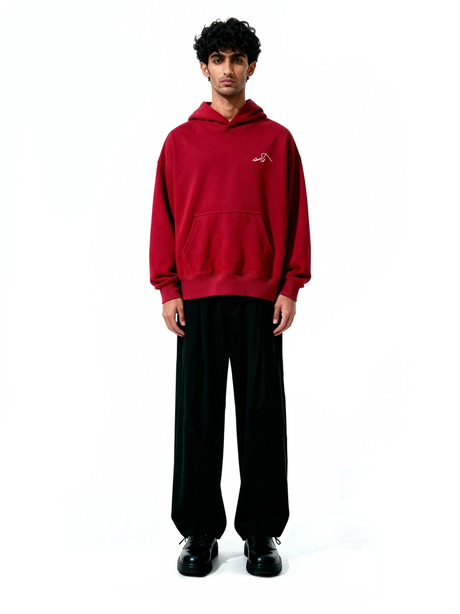 Crimson made in PAK hoodie - Image 4