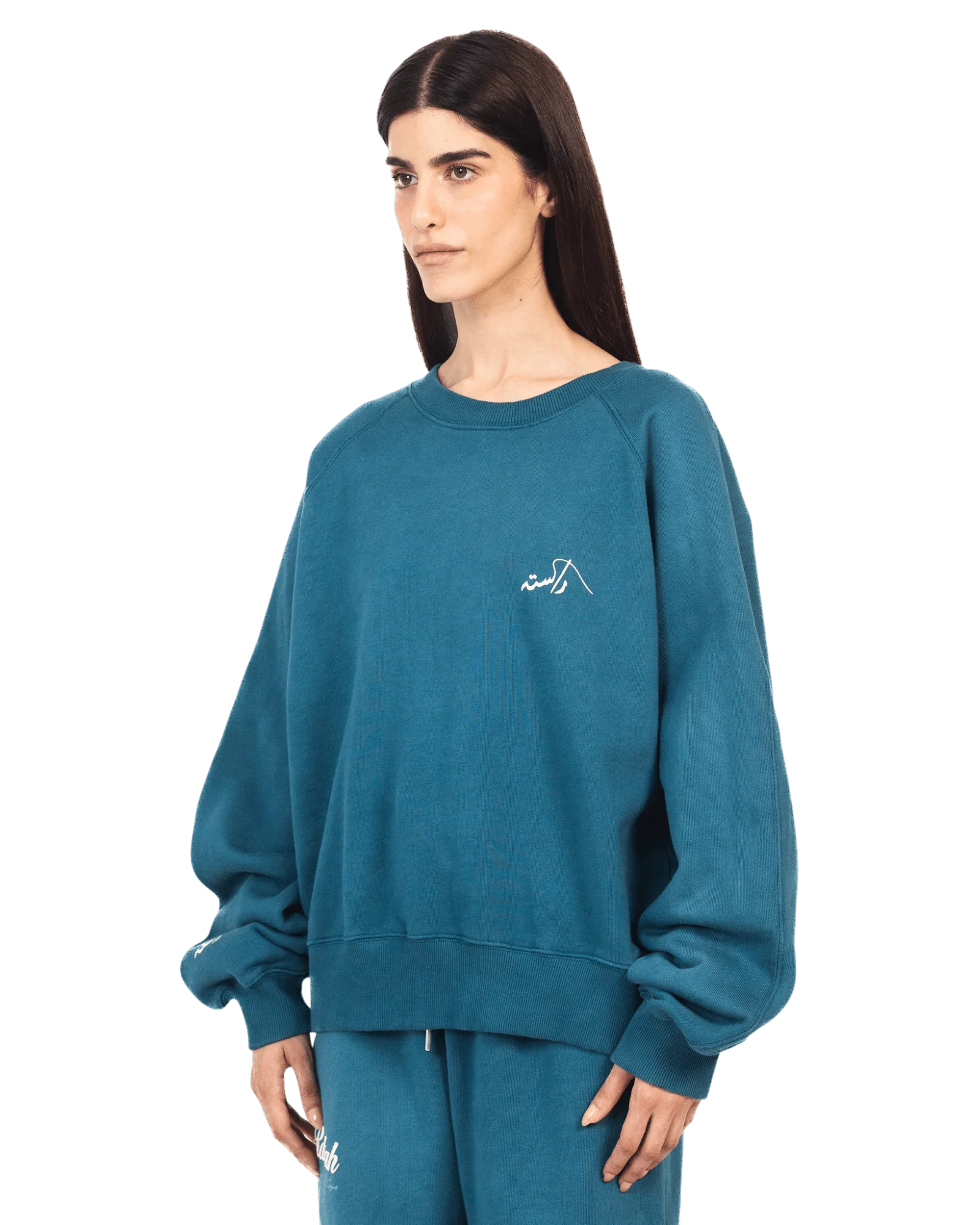 Dark cyan made in PAK sweatshirt (V4) - Image 11