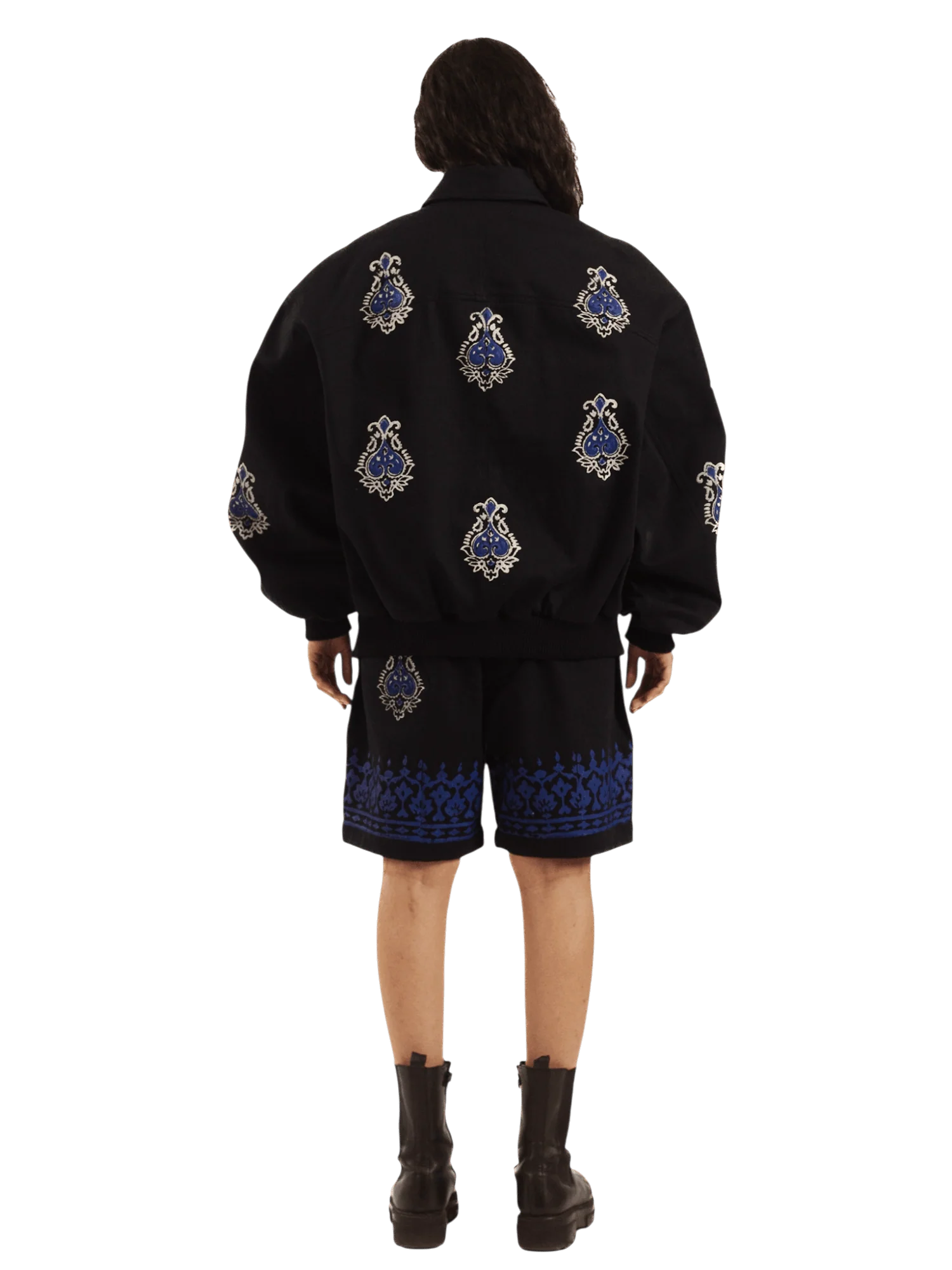 Dastak indigo block print bomber - Image 13