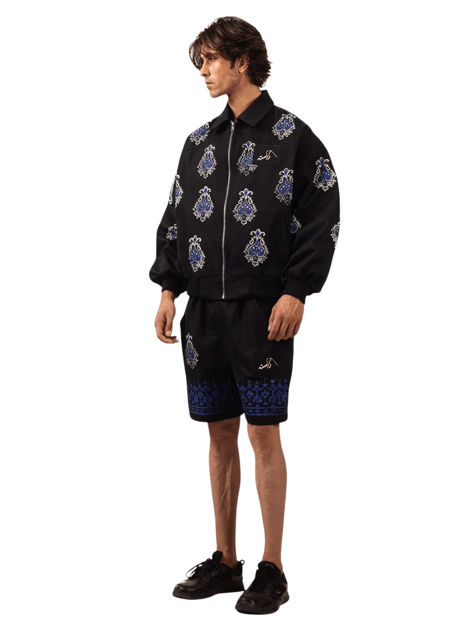 Dastak indigo block print bomber - Image 6