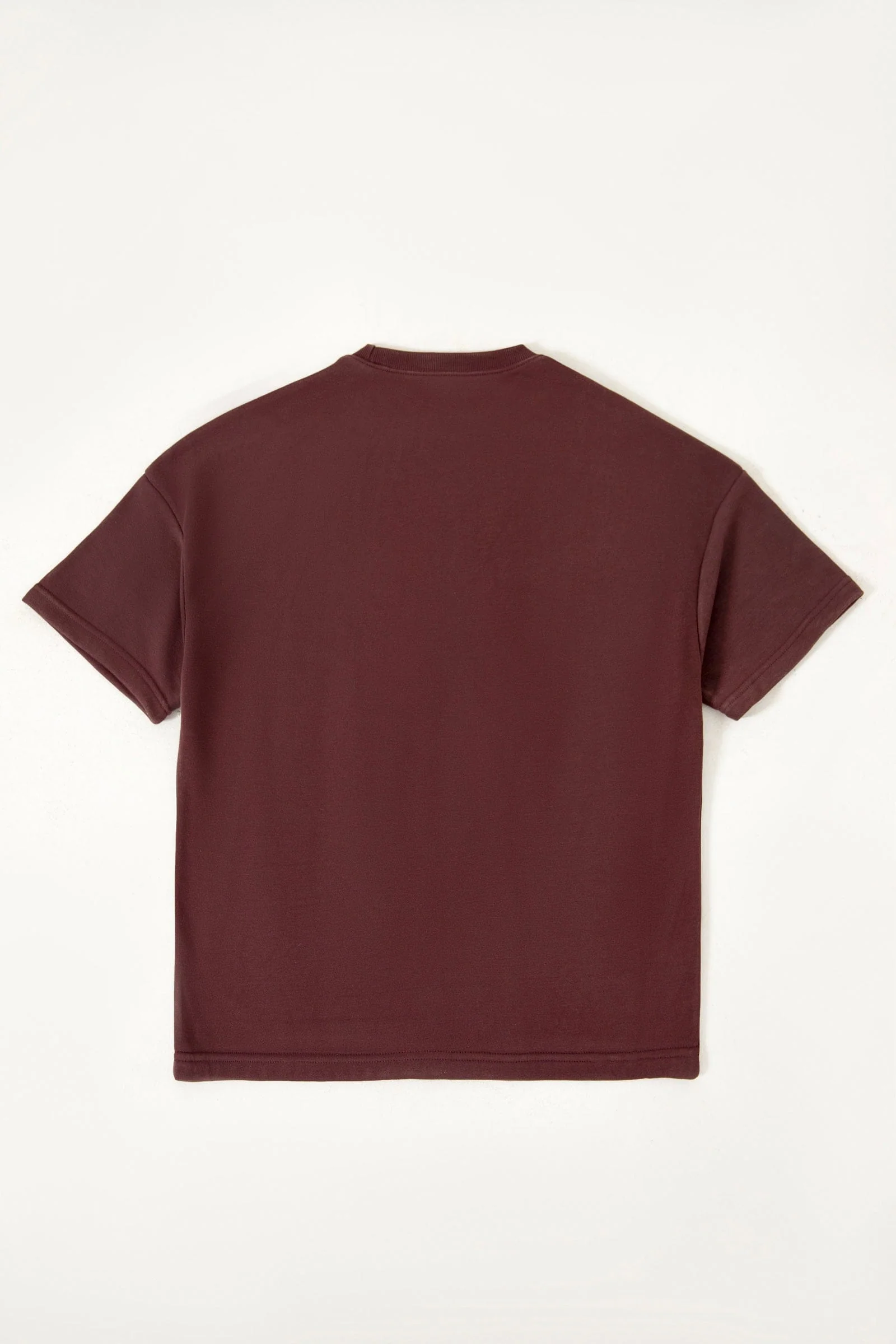 Deep maroon logo T-shirt - Image 3