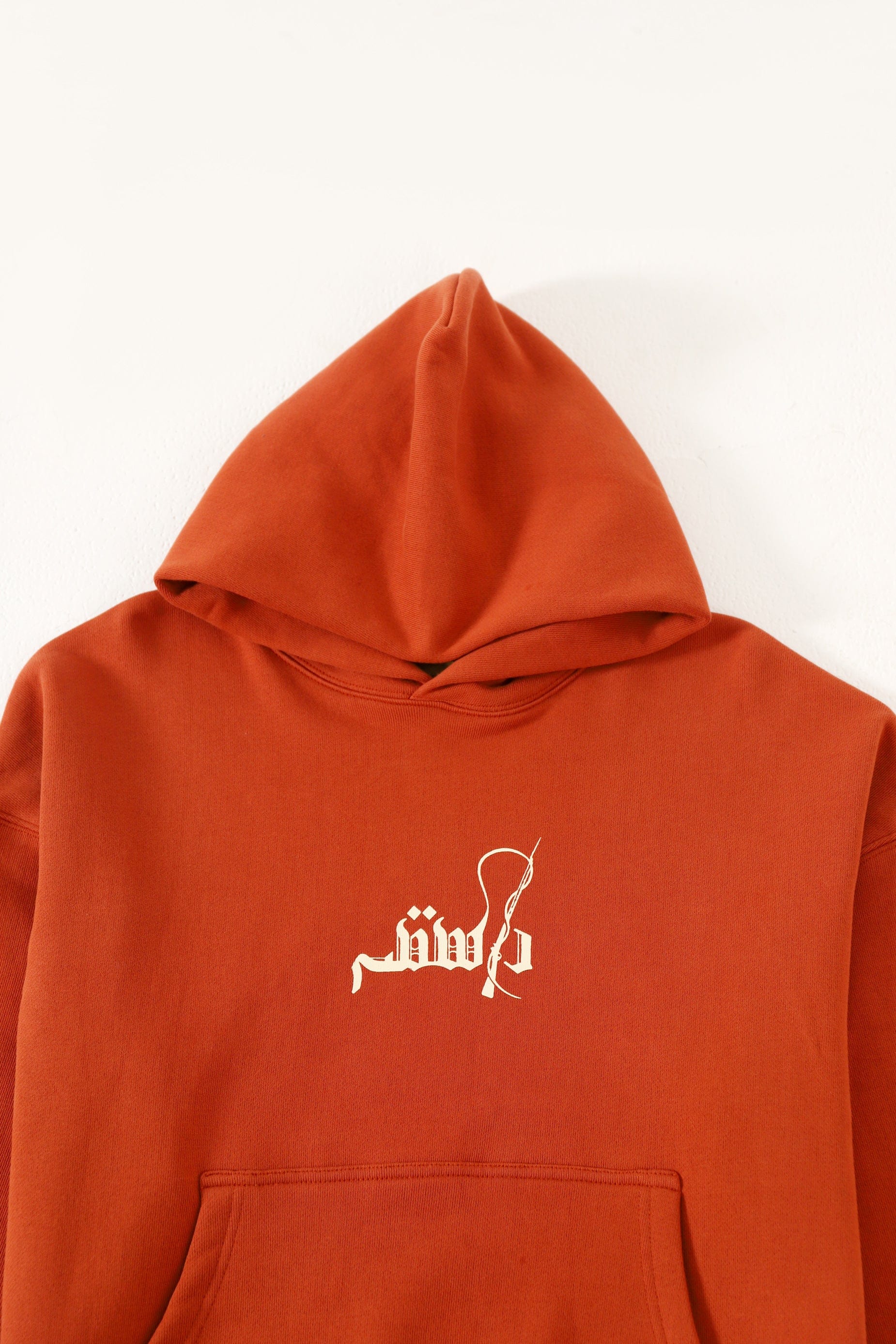 Deep rust logo hoodie - Image 9