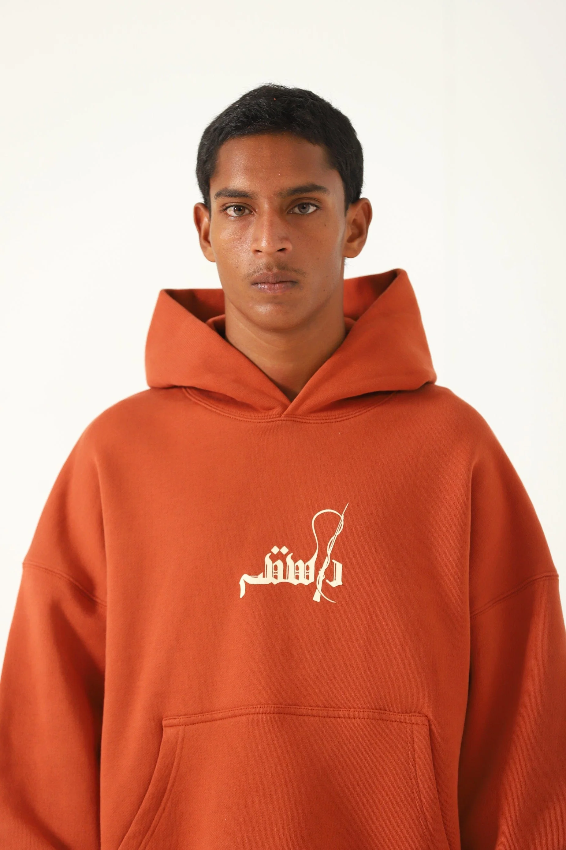 Deep rust logo hoodie - Image 2