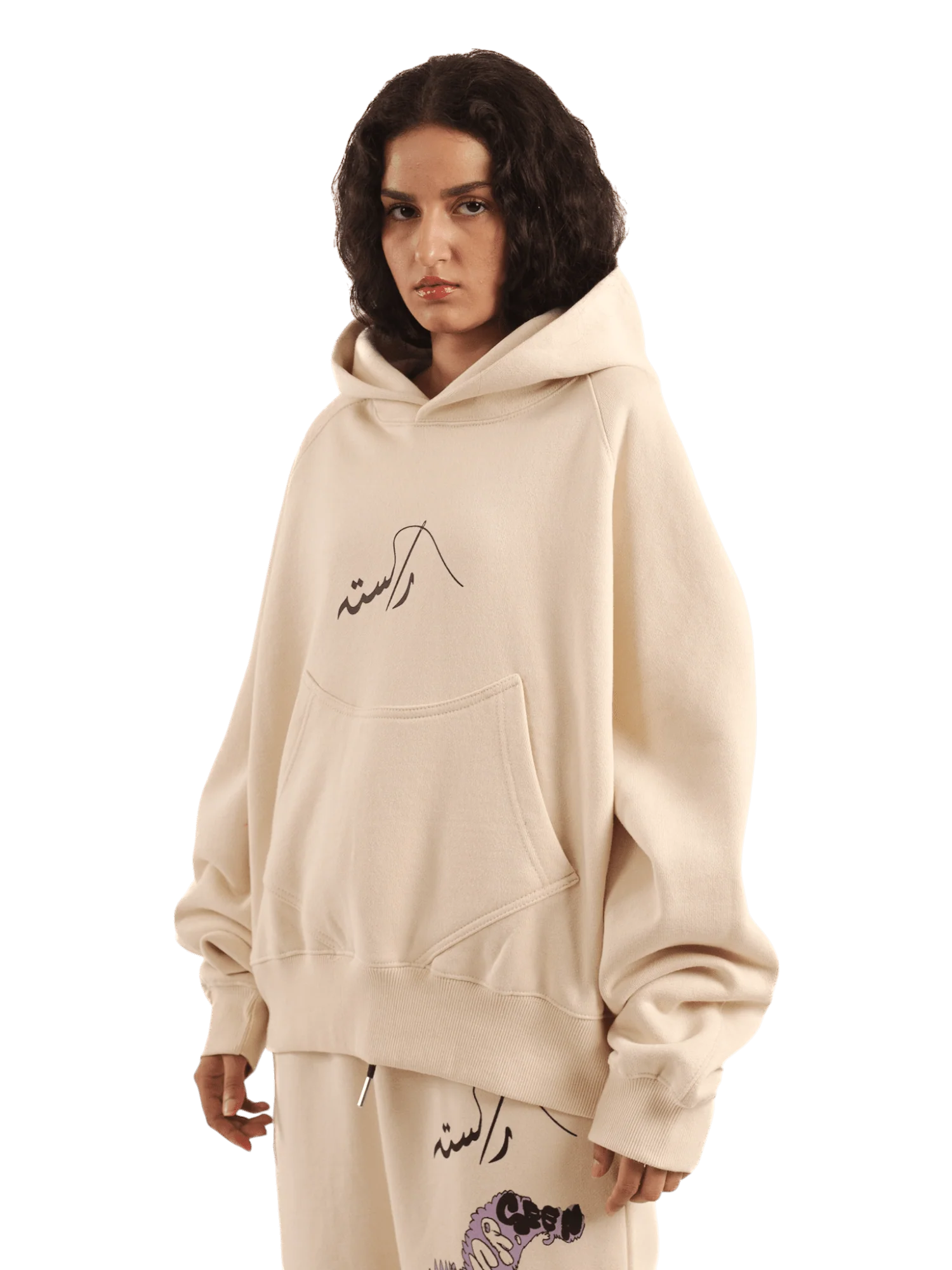 Delancey cream hoodie - Image 3