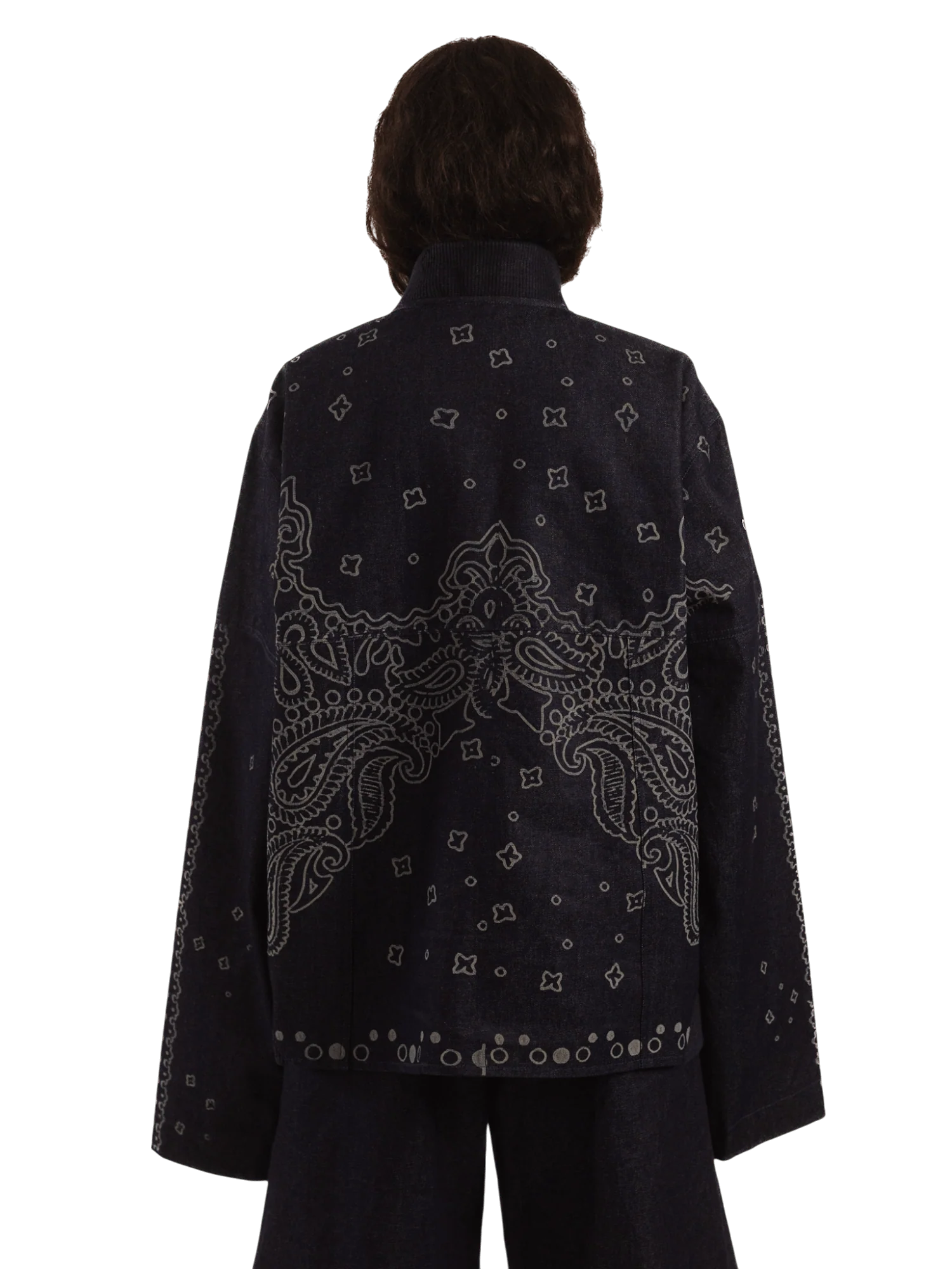Denim dastan laser print jacket - Image 12