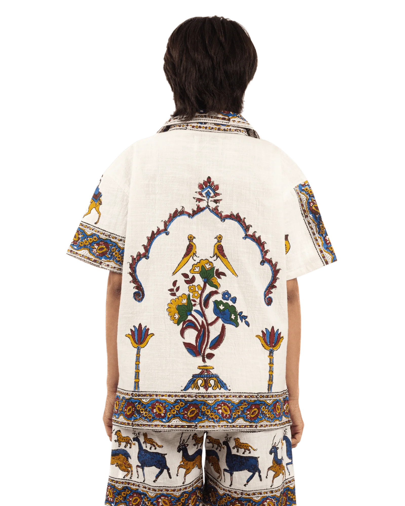 "Desert bloom" block print button-down - Image 12