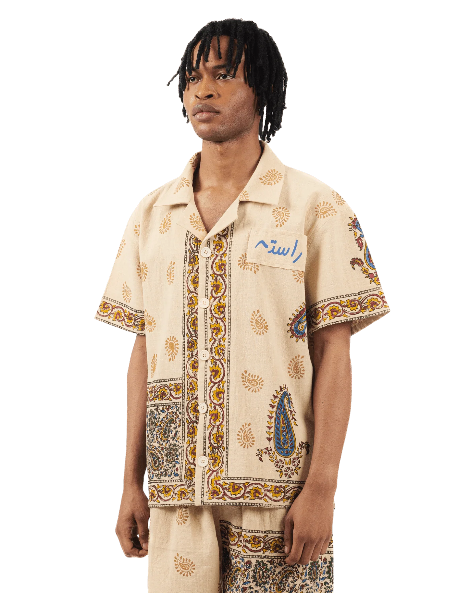 Desert tapestry block print shirt - Image 5