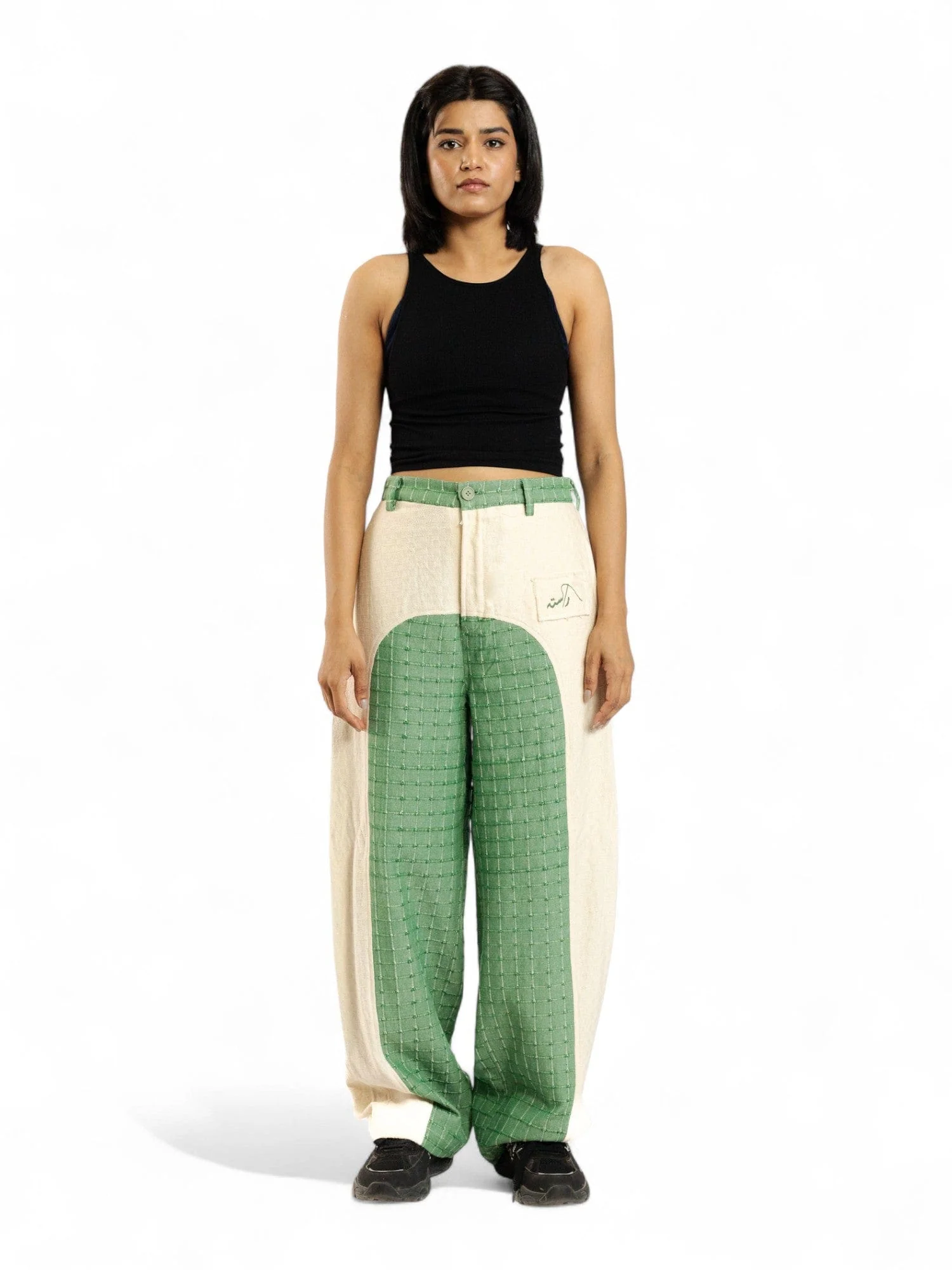 Dobby grid pants - Image 3