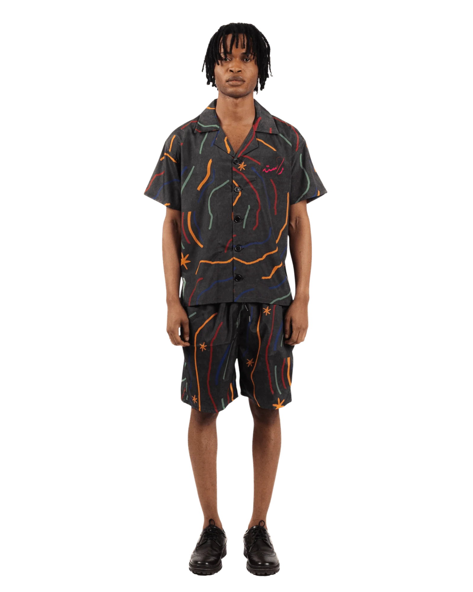 Doodle bloom digital print shirt - Image 4