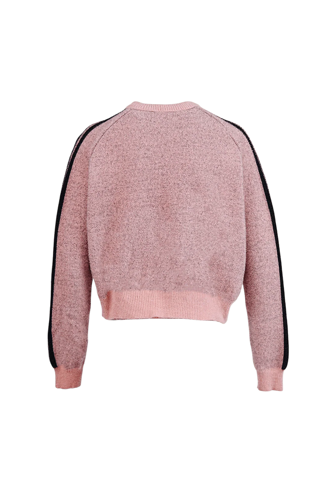Dusty pink jacquard knit sweater - Image 2