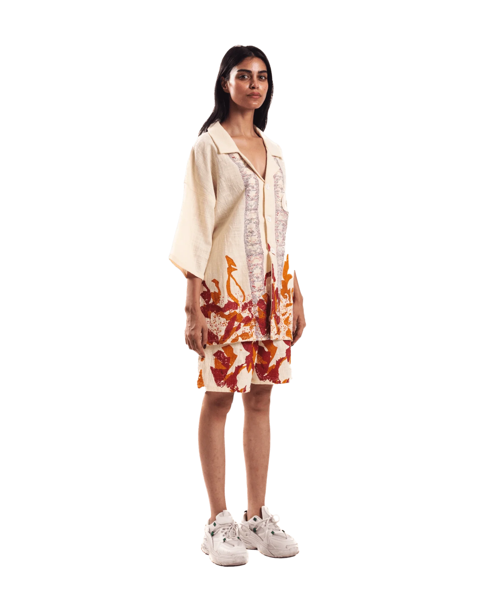 "Ember mosaic" button-down - Image 5