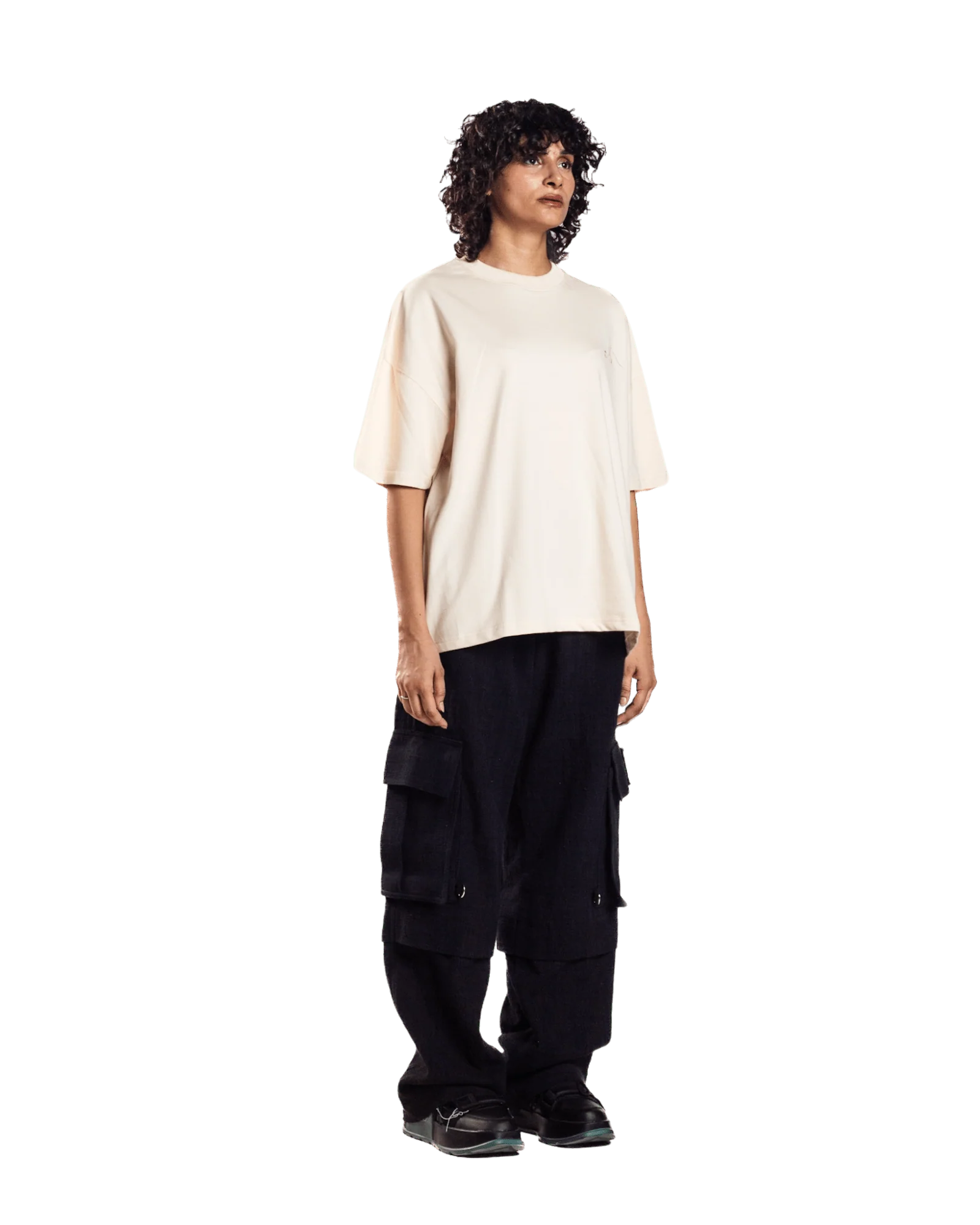 Embroidered beige made in PAK T-shirt (V2) - Image 14